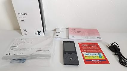 SONY NW A25 HN 16GB（チャコールブラック）DAP 純正イヤホン tribrata